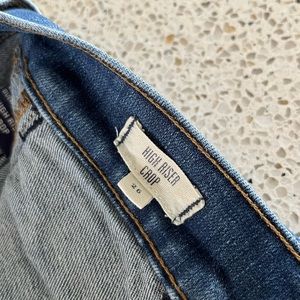 Madewell high rise crop